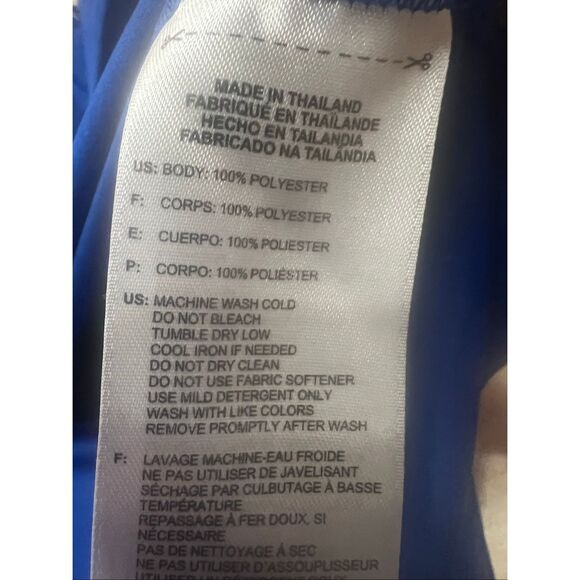 Adidas Mens Polo  Blue/White Sz L NWOT - Picture 4 of 6